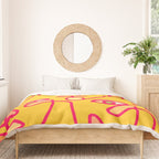 Multi Faced Pink Lemonade Duvet Cover Gallery Image 3