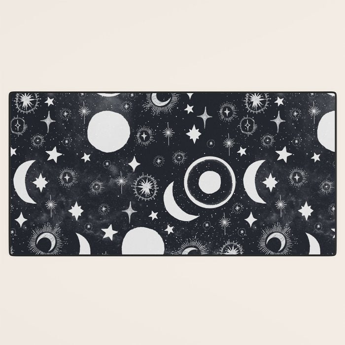 Celestial dark pattern DS Desk Mat Gallery Image 3