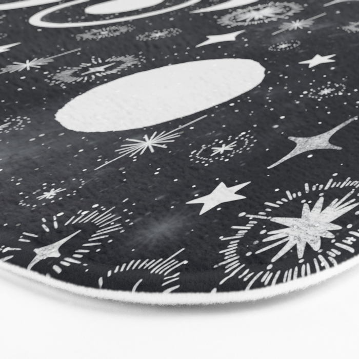 Celestial dark pattern DS Bath Mat Gallery Image 3