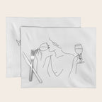 Double Fisting Wine Placemat Gallery Image 1