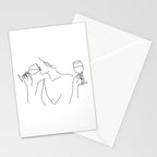 Double Fisting Wine Stationery Card Gallery Image 2