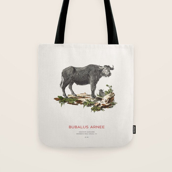 Wild water buffalo Scientific Art Tote Bag Gallery Image 1