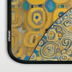 Beautiful Klimt Dog with Blue Ears Laptop Sleeve Gallery Image 3