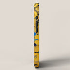 Beautiful Klimt Dog with Blue Ears iPhone Case Gallery Image 2