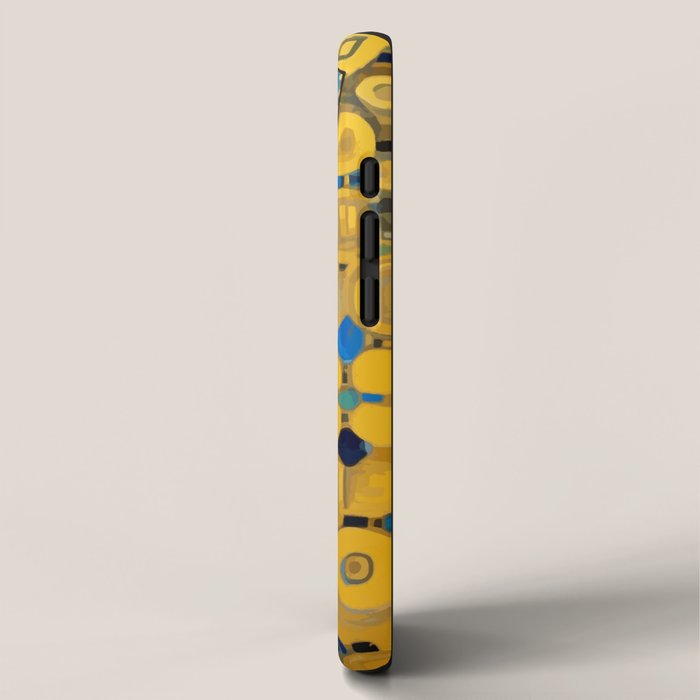 Beautiful Klimt Dog with Blue Ears iPhone Case Gallery Image 2