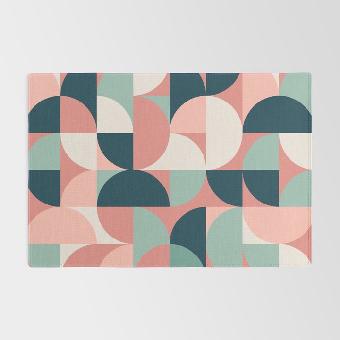 Mid Century Geometric 23C Rug Gallery Image 2