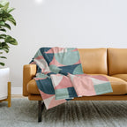 Mid Century Geometric 23C Throw Blanket Gallery Image 1