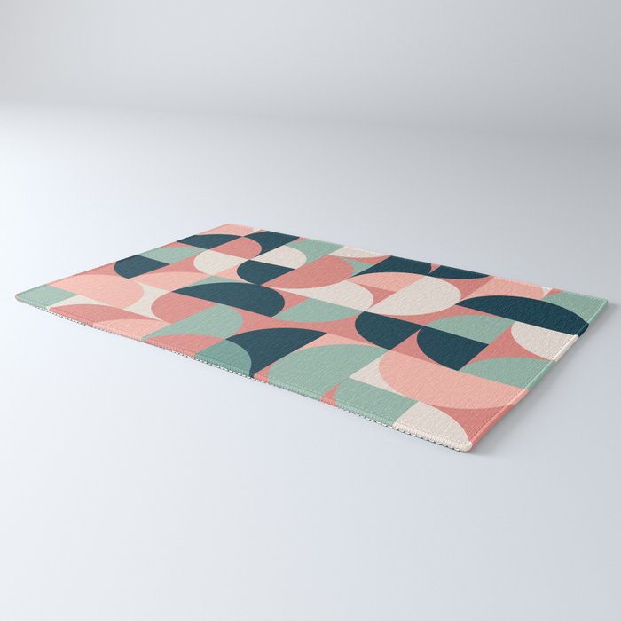 Mid Century Geometric 23C Rug Gallery Image 3