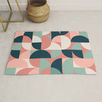 Mid Century Geometric 23C Rug Gallery Image 1