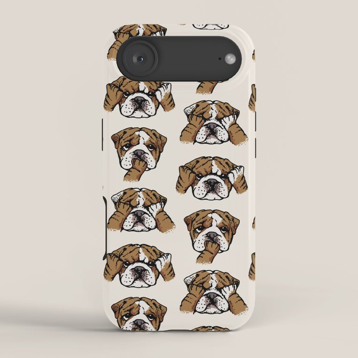 No Evil English Bulldog iPhone Case Gallery Image 2