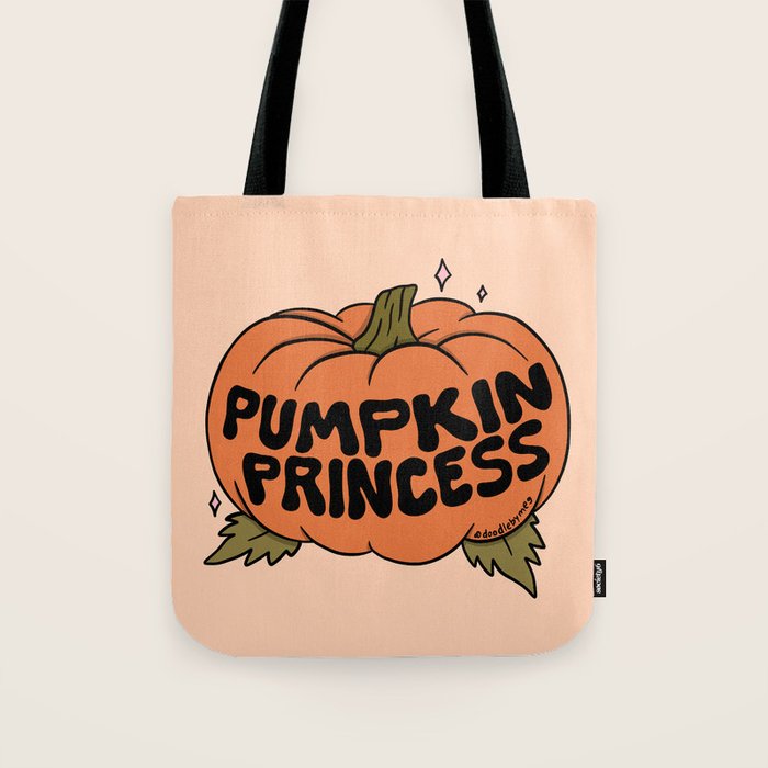 Pumpkin Princess Tote Bag Gallery Image 1