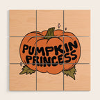 Pumpkin Princess Wood Wall Art Gallery Image 1