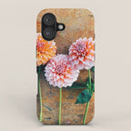 Autumn Mood number 1  Botanical autumn dahlia flower Photograph iPhone Case Gallery Image 1