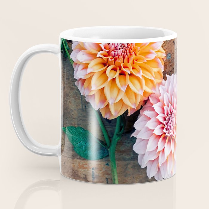 Autumn Mood number 1  Botanical autumn dahlia flower Photograph Coffee Mug Gallery Image 3