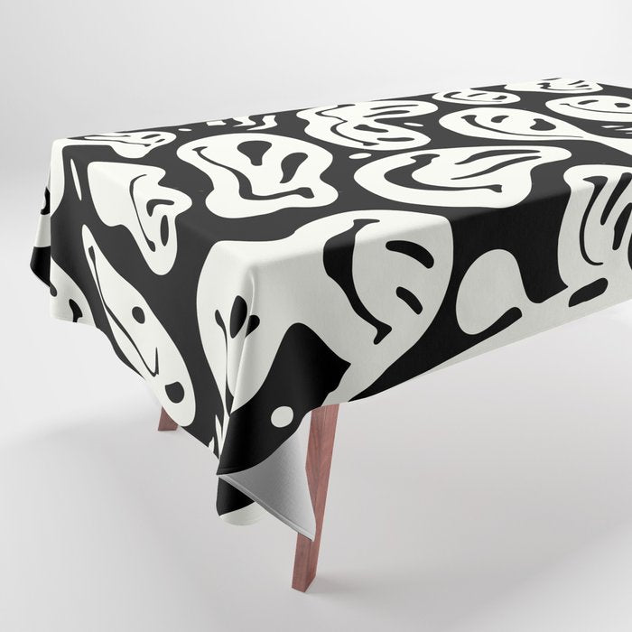 Ghost Melted Happiness Tablecloth Gallery Image 1