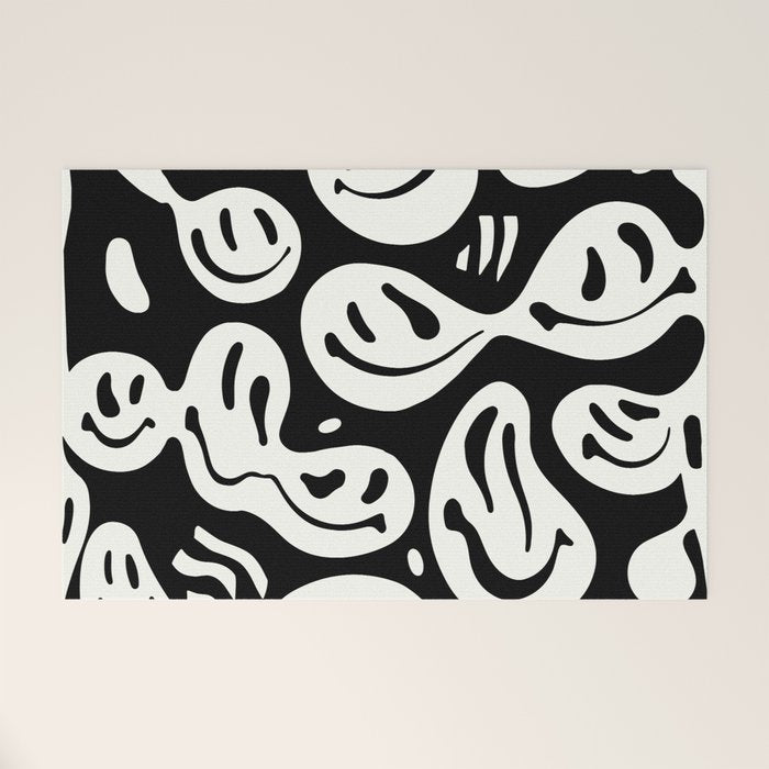 Ghost Melted Happiness Welcome Mat Gallery Image 1