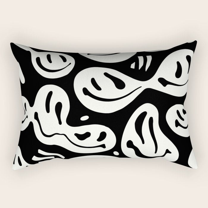 Ghost Melted Happiness Rectangular Pillow Gallery Image 1