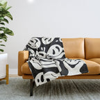 Ghost Melted Happiness Throw Blanket Gallery Image 1