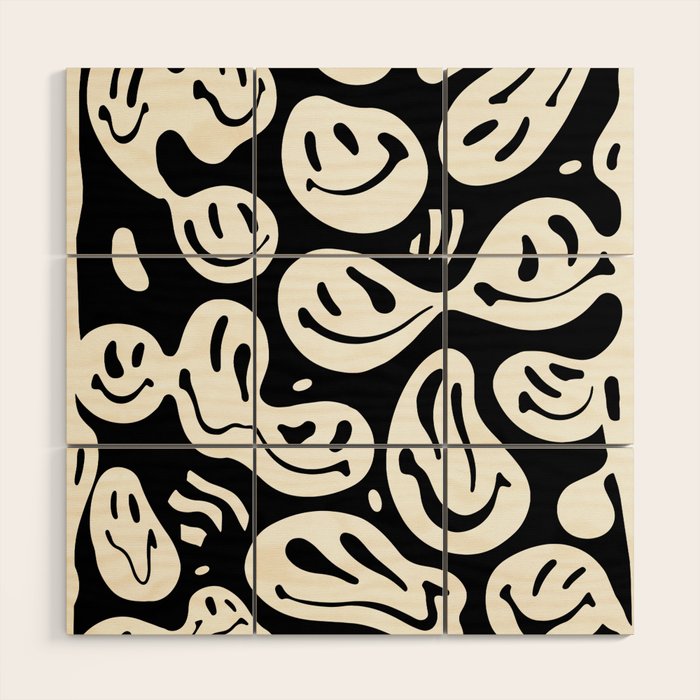 Ghost Melted Happiness Wood Wall Art Gallery Image 1