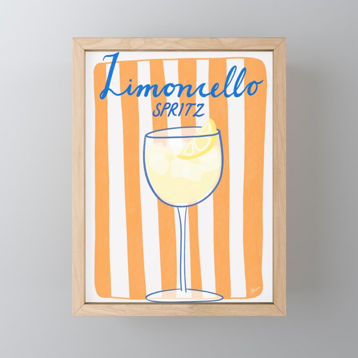 Limoncello Spritz Mini Art Print Gallery Image 1
