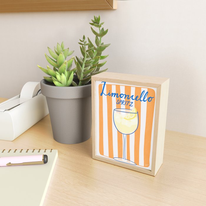 Limoncello Spritz Mini Art Print Gallery Image 2