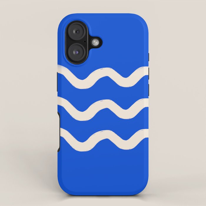 Sapphire Blue Ocean Waves iPhone Case Gallery Image 1