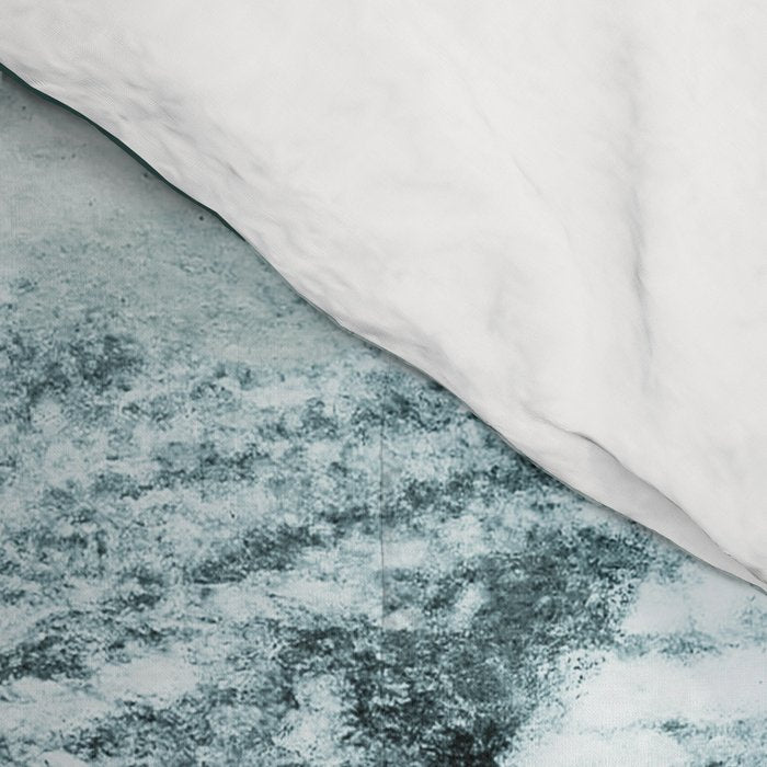 grey green brushstrokes 2 Comforter Gallery Image 4