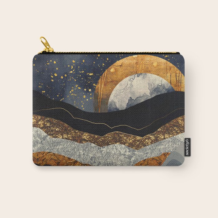 Metallic Mountains Carry All Pouch Gallery Image 1