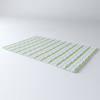 Country Cottage Petite Willoughby Stripe Pattern in Light Blue and Sage Green Rug Gallery Image 3