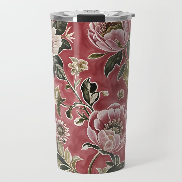 Peruvian Pink Floral Travel Mug Gallery Image 1