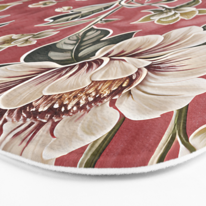 Peruvian Pink Floral Bath Mat Gallery Image 3