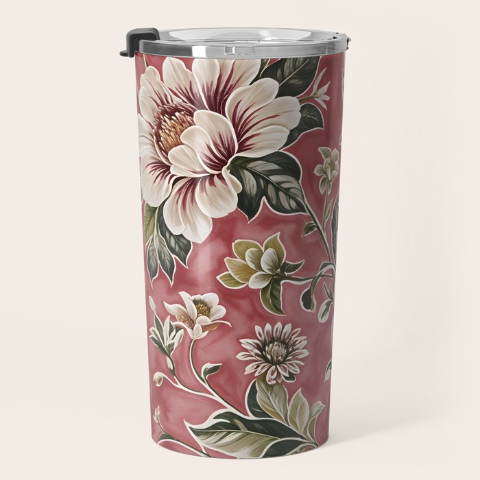 Peruvian Pink Floral Travel Mug Gallery Image 3