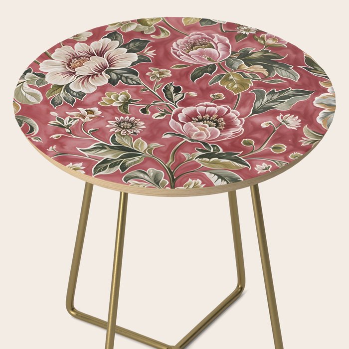 Peruvian Pink Floral Side Table Gallery Image 2