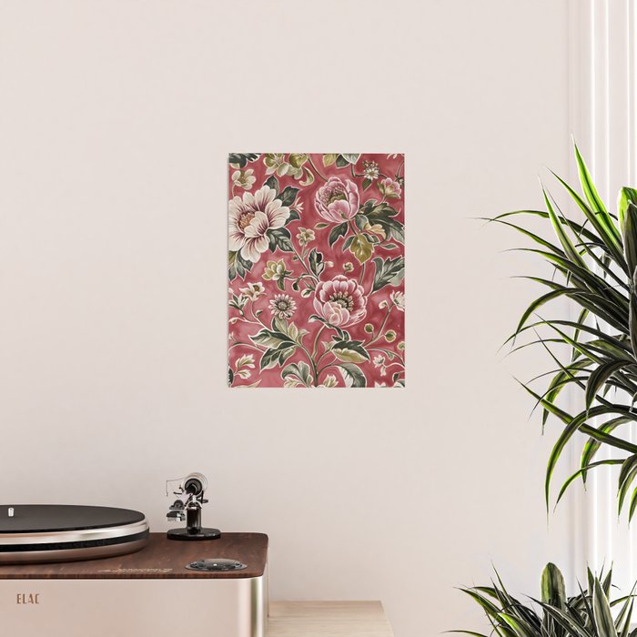 Peruvian Pink Floral Poster Gallery Image 2