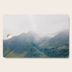 Misty Mountain, Iceland Landscape Photography Cutting Board Gallery Image 1