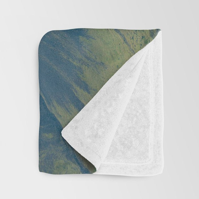 Misty Mountain, Iceland Landscape Photography Throw Blanket Gallery Image 3
