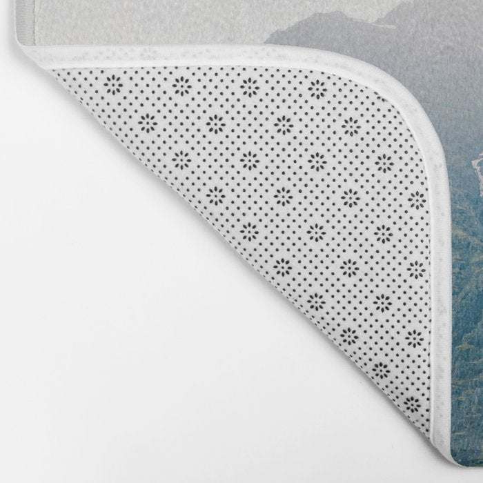 Misty Mountain, Iceland Landscape Photography Bath Mat Gallery Image 2