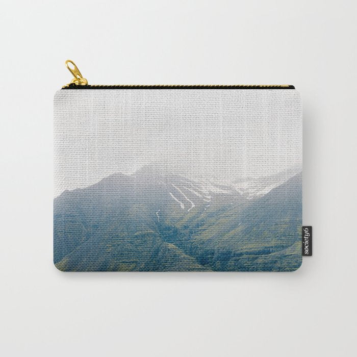 Misty Mountain, Iceland Landscape Photography Carry All Pouch Gallery Image 1