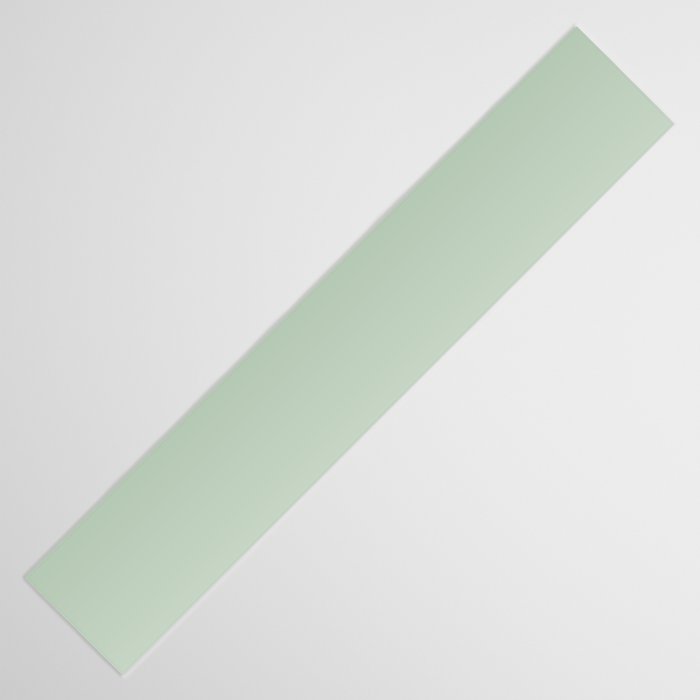Smooth Sage Minimalist Ombré Gradient Abstract Table Runner Gallery Image 3