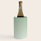 Smooth Sage Minimalist Ombré Gradient Abstract Wine Chiller Gallery Image 2