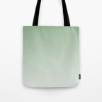 Smooth Sage Minimalist Ombré Gradient Abstract Tote Bag Gallery Image 1