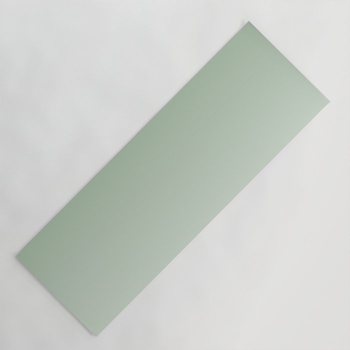Smooth Sage Minimalist Ombré Gradient Abstract Yoga Mat Gallery Image 1