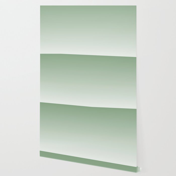 Smooth Sage Minimalist Ombré Gradient Abstract Wallpaper Gallery Image 2
