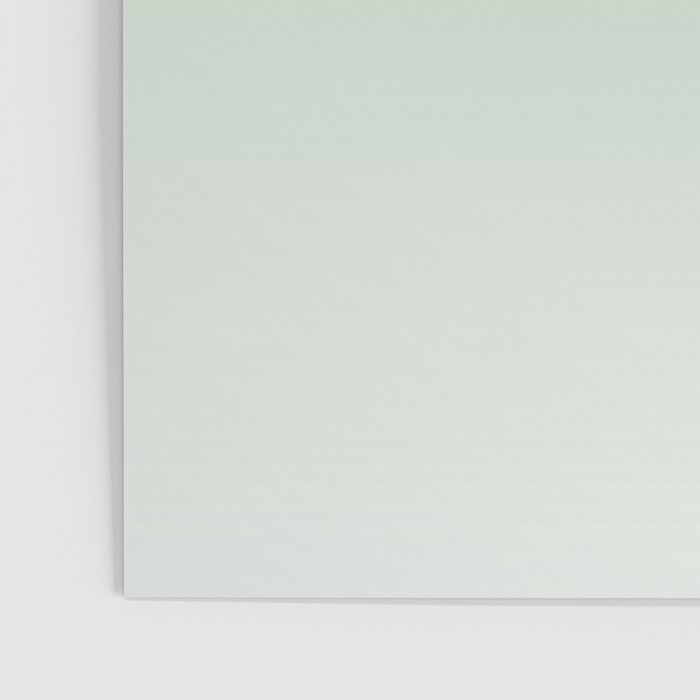 Smooth Sage Minimalist Ombré Gradient Abstract Poster Gallery Image 3
