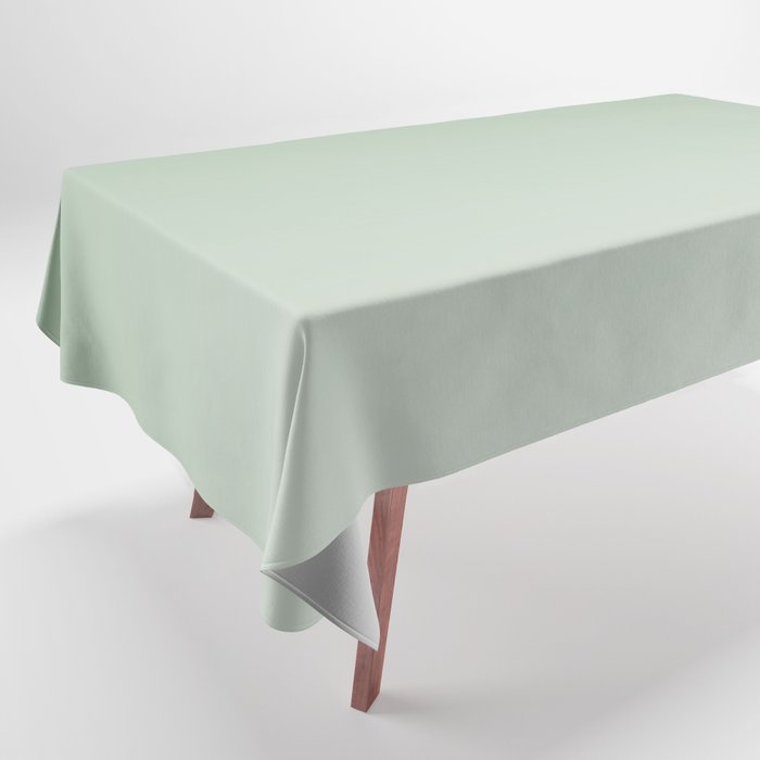 Smooth Sage Minimalist Ombré Gradient Abstract Tablecloth Gallery Image 1