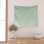 Smooth Sage Minimalist Ombré Gradient Abstract Wall Tapestry Gallery Image 2