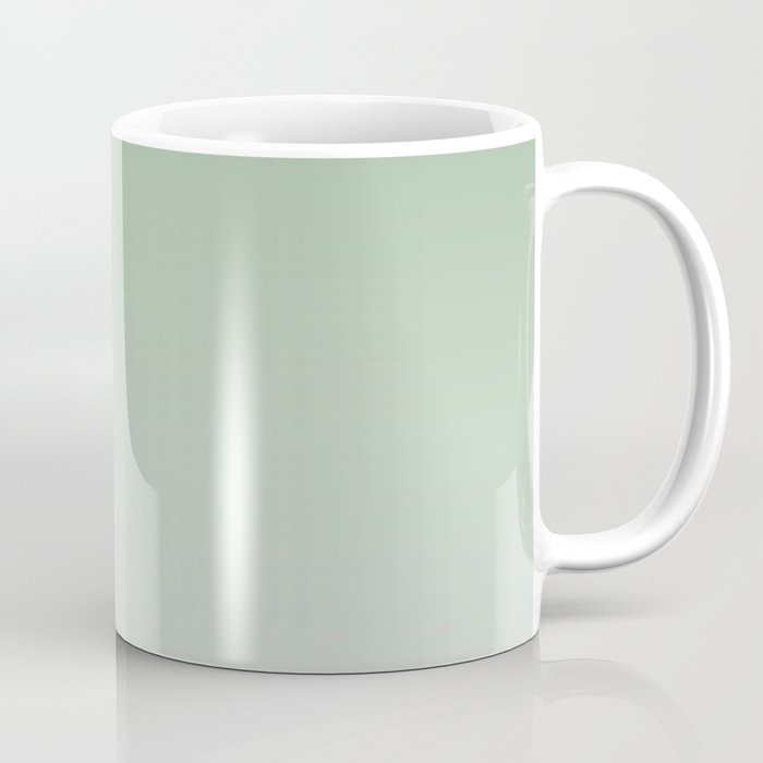 Smooth Sage Minimalist Ombré Gradient Abstract Coffee Mug Gallery Image 1