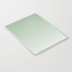 Smooth Sage Minimalist Ombré Gradient Abstract Notebook Gallery Image 3