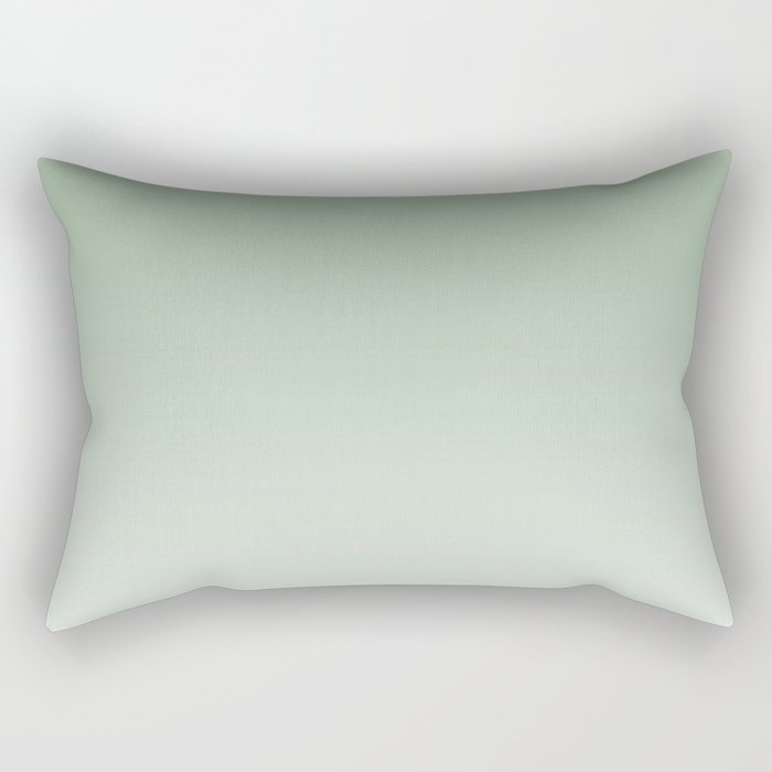 Smooth Sage Minimalist Ombré Gradient Abstract Rectangular Pillow Gallery Image 2