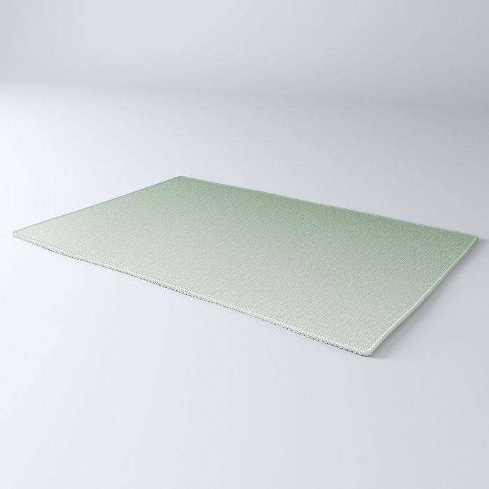 Smooth Sage Minimalist Ombré Gradient Abstract Rug Gallery Image 3